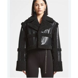 Women's Black Shearling Jacket